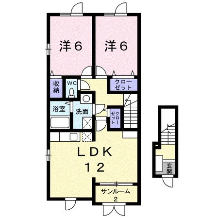 スプランドゥールの物件間取画像